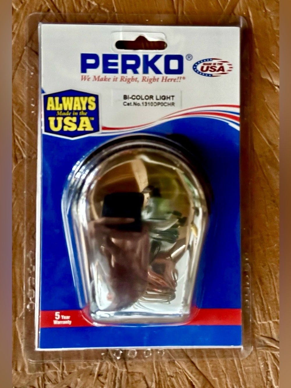 NEW Perko Bi-Color Light, Cat #1310DP0CHR, For Boats Under 39’, 4” x 3 ⅛”....
